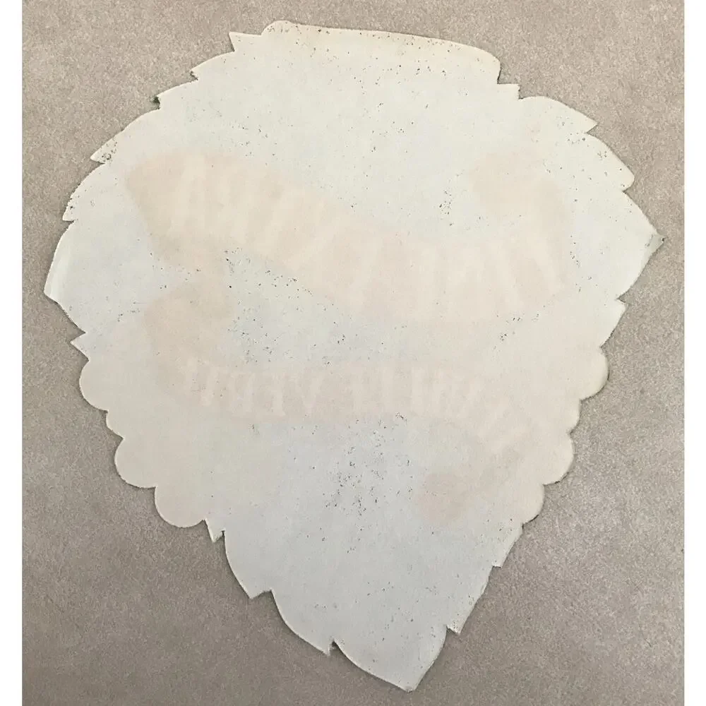 Vintage Courtrai Fine Extra Feuille Verte Grape Leaf French White Wine Label